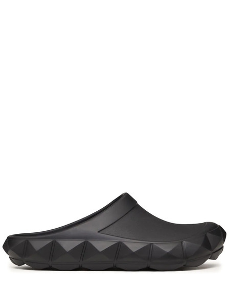  Valentino Garavani Roman Stud Turtle Clogs - Black 