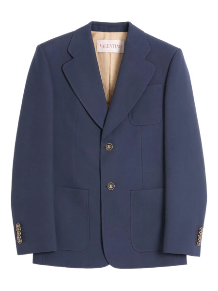  Valentino Garavani Single-breasted Jacket - Blue 