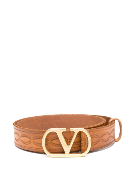  Valentino Garavani Vlogo Belt - Brown 