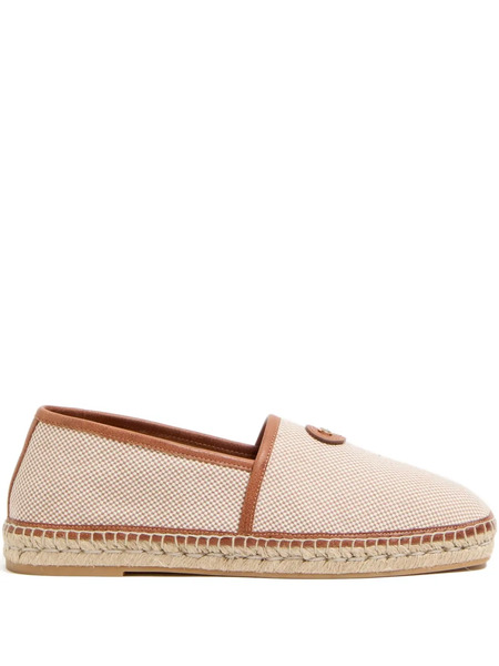  Valentino Garavani Vlogo Canvas Espadrilles - Neutrals 