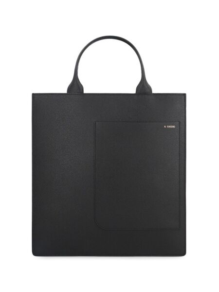  Valextra Boxy Tote Bag - Black 