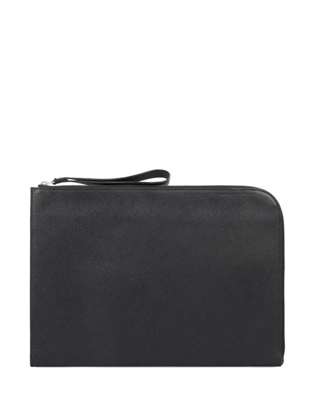  Valextra Leather Wallet - Black 