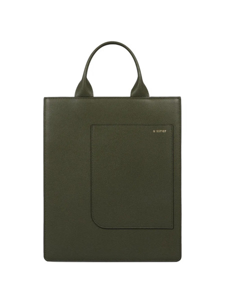  Valextra Mini Boxy Tote Bag - Green 
