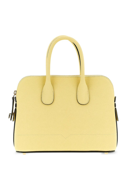  Valextra Mini Mylogo Tote Bag - Yellow 