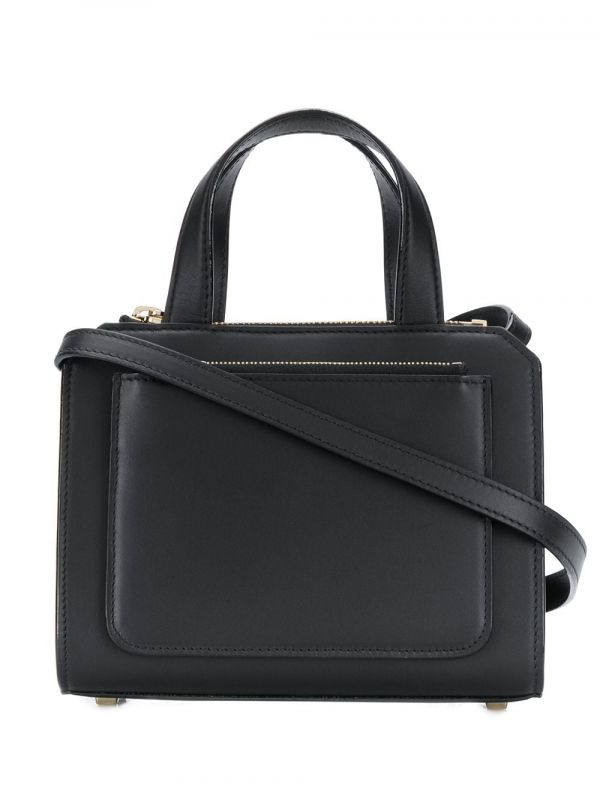  Valextra Mini Tote - Black 