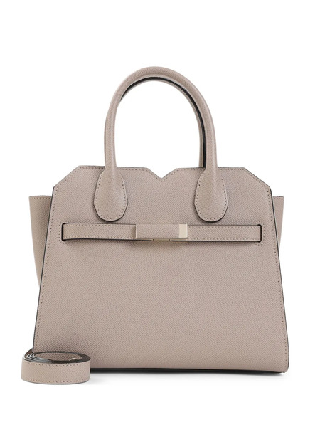  Valextra Sahara Bow-detail Leather Bag - Neutrals 