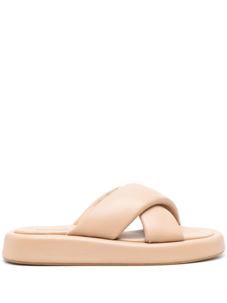  Vamsko Pillow Leather Sandals - Neutrals 