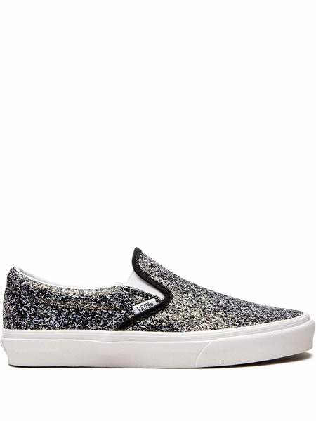  Vans Classic Slip-on shiny Party Sneakers - Black 