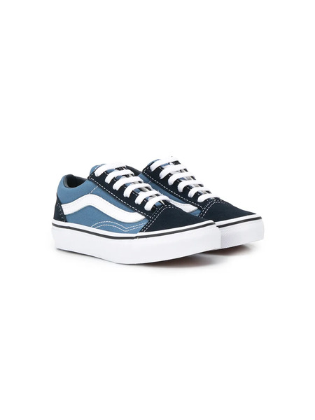  Vans Kids Flat Lace-up Sneakers - Blue 
