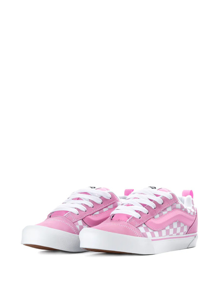  Vans Kids Knu Checkerboard Skool Sneakers - Pink 