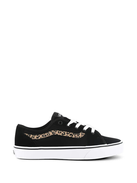  Vans Knu Skool Leopard Panel Sneakers - Black 