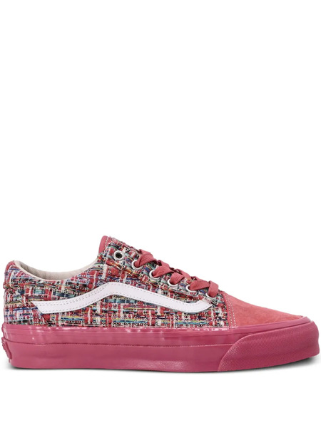  Vans Old Skool Tweed-pattern Sneakers - Pink 