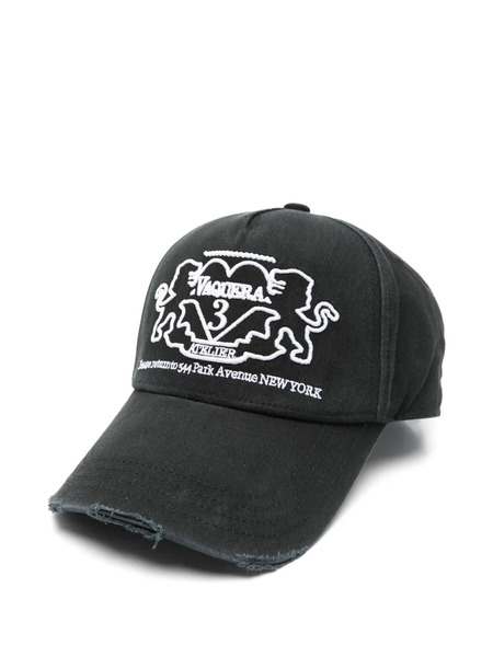  Vaquera Embroidered-logo Cap - Black 