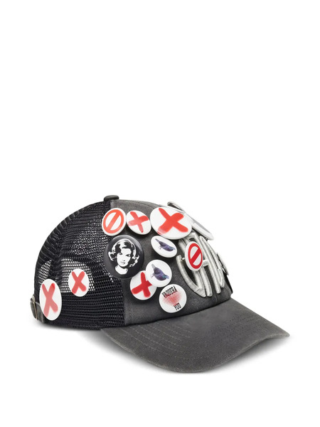  Vaquera Embroidered-patch Cap - Black 