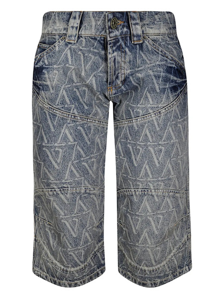  Vaquera Printed Shorts - Blue 