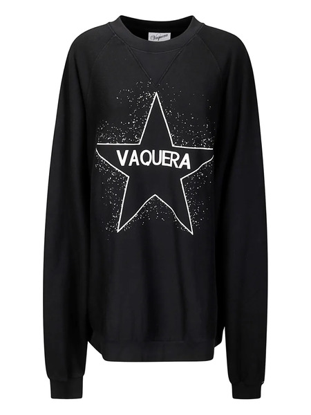  Vaquera Star-graphic Sweatshirt - Black 