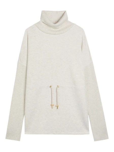  Varley Ethel Roll-neck Sweatshirt - Grey 