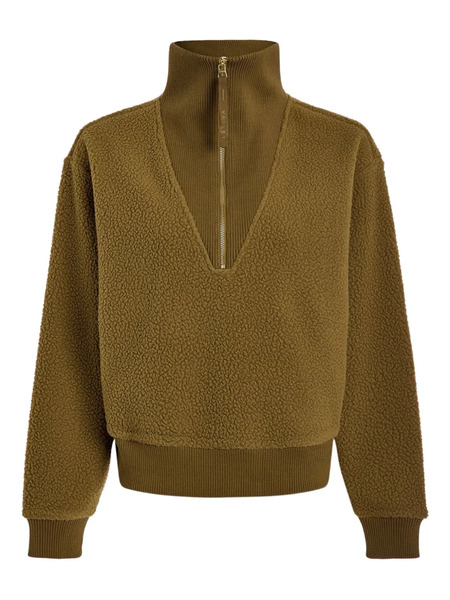  Varley Jaylin Half-zip Fleece Sweater - Brown 