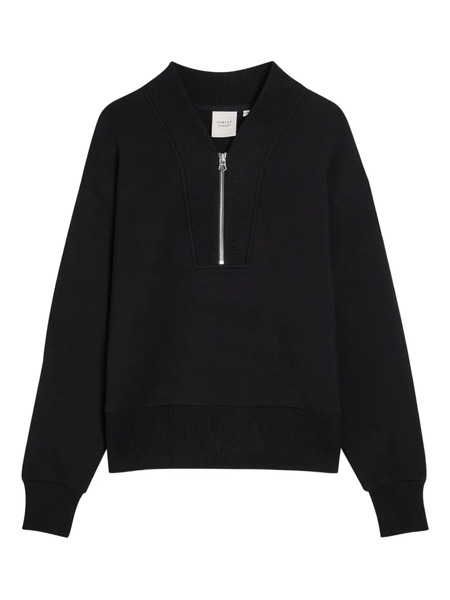  Varley Sally Zip V-neck Sweater - Black 