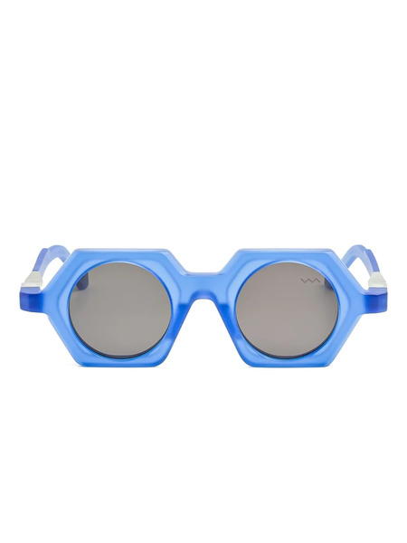  Vava Eyewear Geometric-frame Sunglasses - Blue 