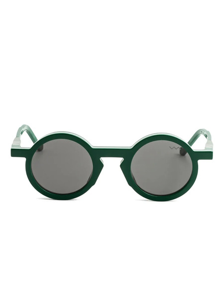  Vava Eyewear Round-frame Sunglasses - Green 