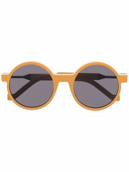  Vava Eyewear Round-frame Sunglasses - Yellow 