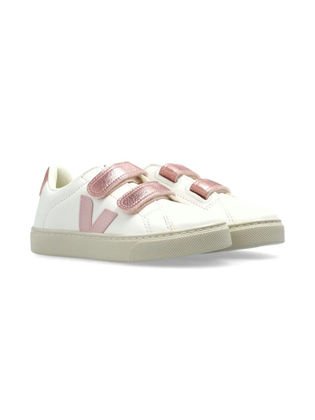  Veja Kids Logo-patch Sneakers - White 