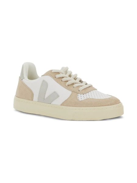  Veja Kids V-logo Perforated Sneakers - Neutrals 