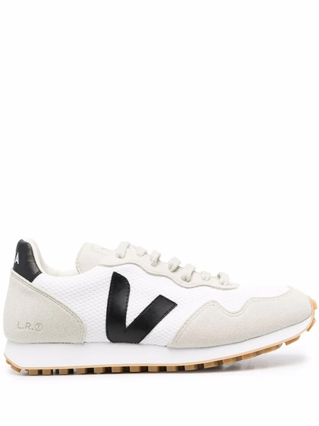  Veja Logo Suede Sneakers - Neutrals 