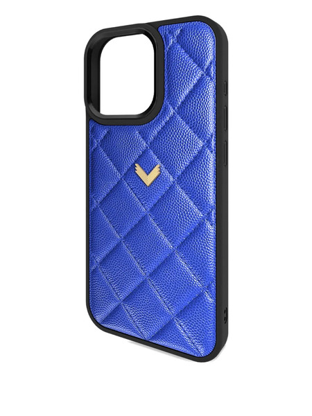  Velante Leather Iphone 16 Pro Max Phone Case - Blue 
