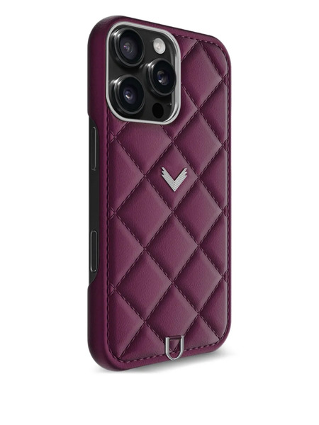  Velante Quilted Iphone Case - Purple 