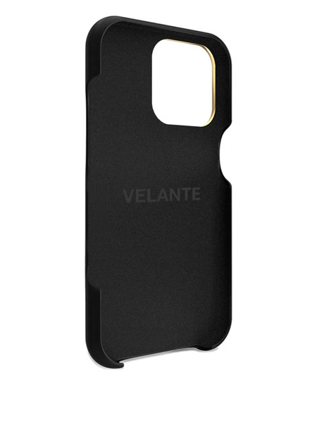  Velante Quilted-leather Iphone 16 Pro Max Case - Black 