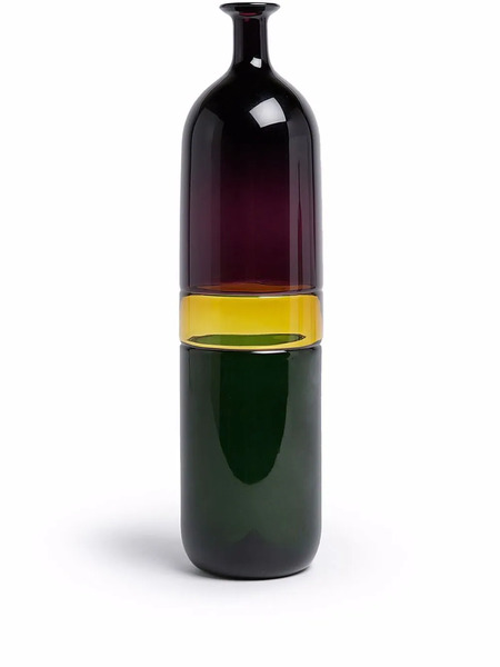  Venini Bolle Bottle Vase - Green 