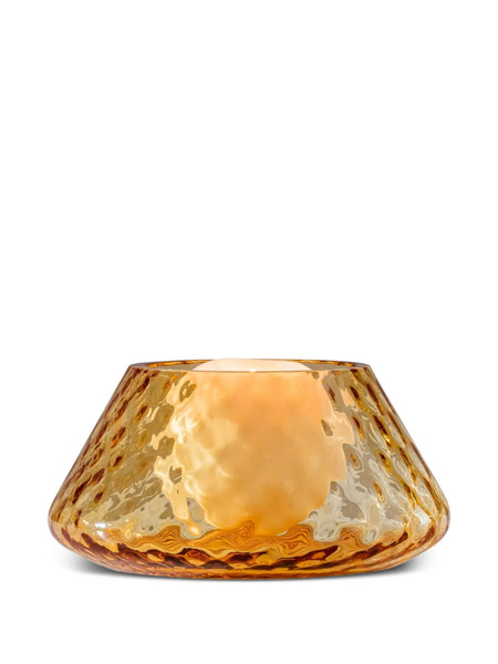  Venini Lele Textured Candle Holder - Orange 