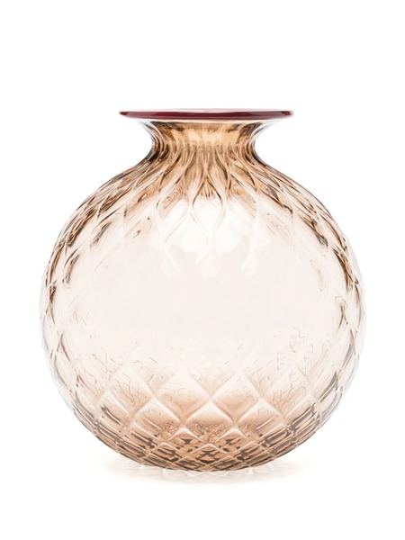  Venini Monofiori Balloton Vase (14cm) - Brown 