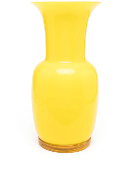  Venini Opalino Porcelain Vase - Yellow 