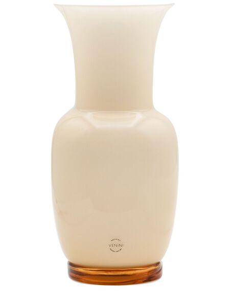  Venini Opalino Vase (14cm X 30cm) - Neutrals 