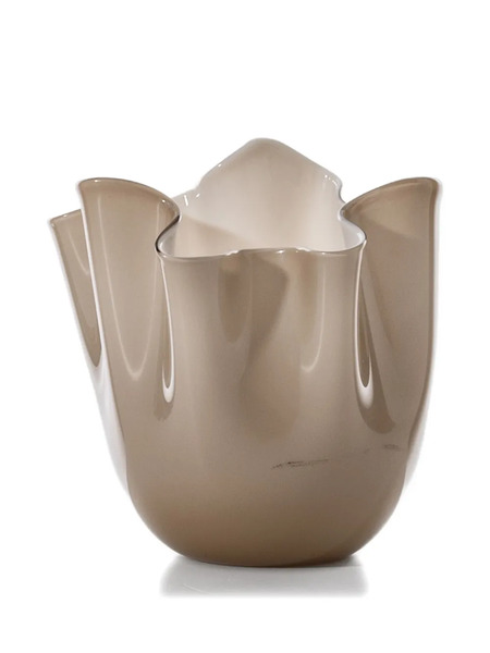  Venini Rafia Vase - Neutrals 