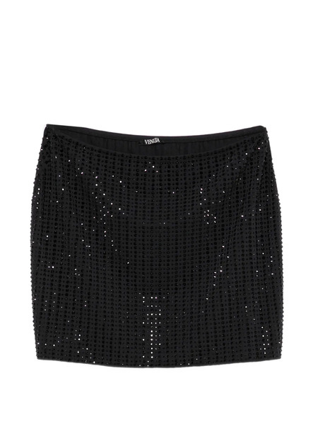  Venuja Crystal Mini Skirt - Black 