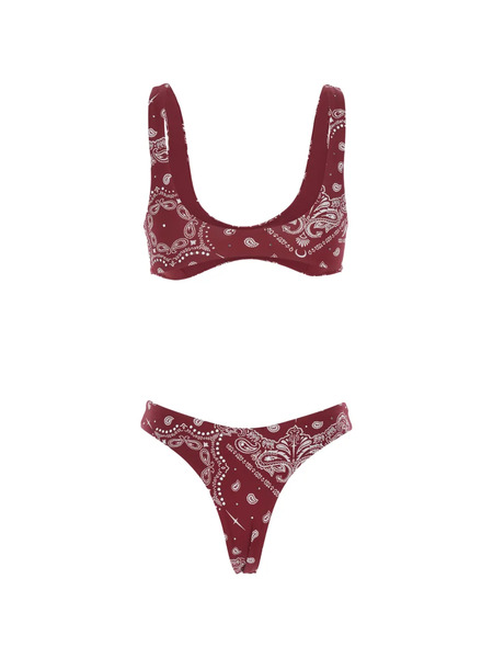  Venuja Paisley-print Bikini - Red 