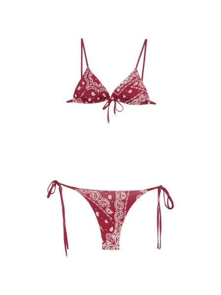  Venuja Paisley-print Bikini - Red 