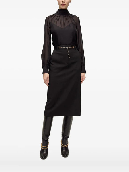  Veronica Beard Alyssa Blouse - Black 