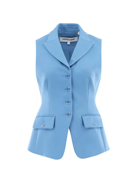 Veronica Beard Benny Waistcoat - Blue 