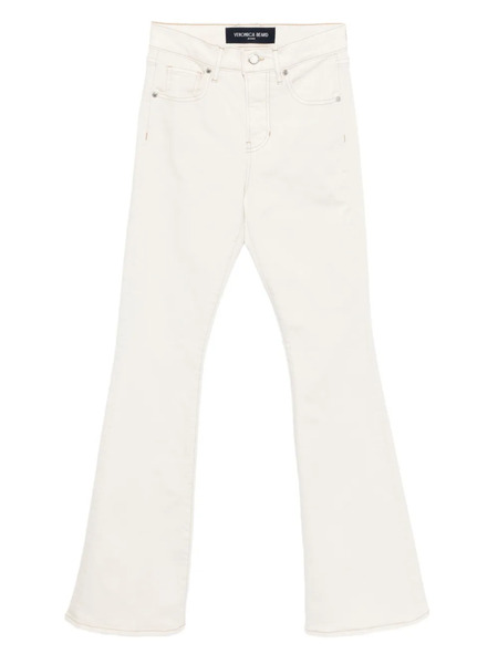  Veronica Beard Beverly Skinny-flared Jeans - White 