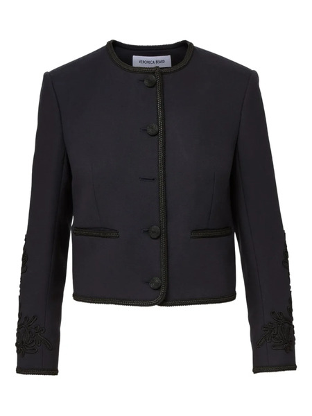 Veronica Beard Button Embellished Jacket - Blue 