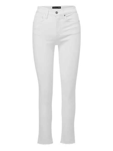  Veronica Beard Carly Flared Jeans - White 