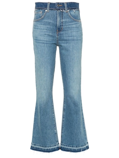  Veronica Beard Carson High-rise Flared Jeans - Blue 