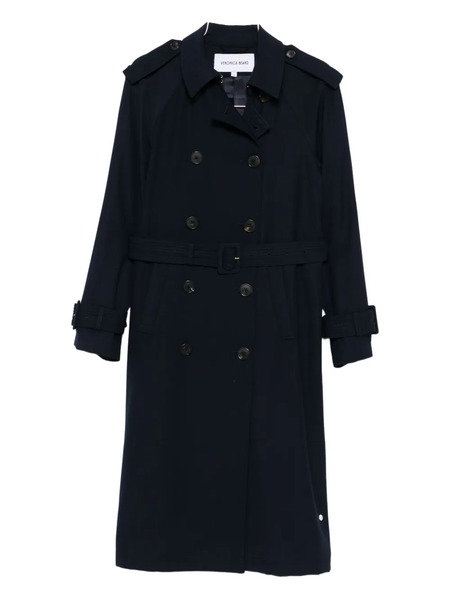  Veronica Beard Conneley Belted Trench Coat - Blue 