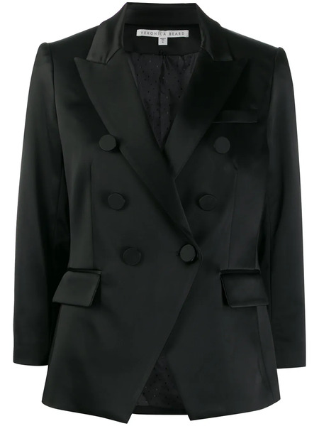  Veronica Beard Double Breasted Blazer - Black 