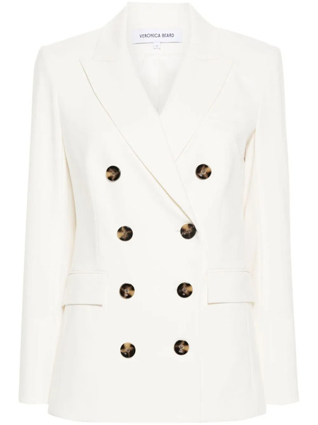  Veronica Beard Fevre Dickey Double-breasted Blazer - Neutrals 